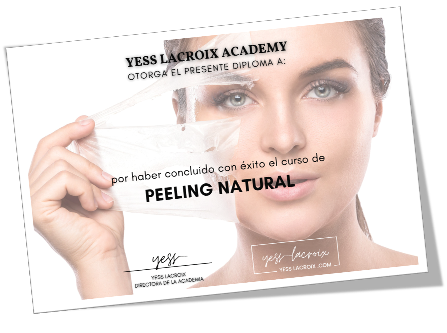 CERTIF PEELING NATURAL